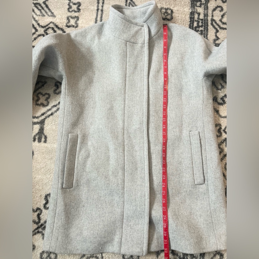 J.crew city coat wool heather grey - Picture 7 of 14